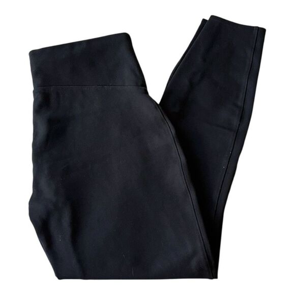 Spanx Cropped Length Black Leggings Medium 25” - Picture 1 of 4